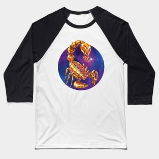 Golden Scorpion Baseball T-Shirt